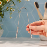 Ergonomically Designed Tongue Scraper