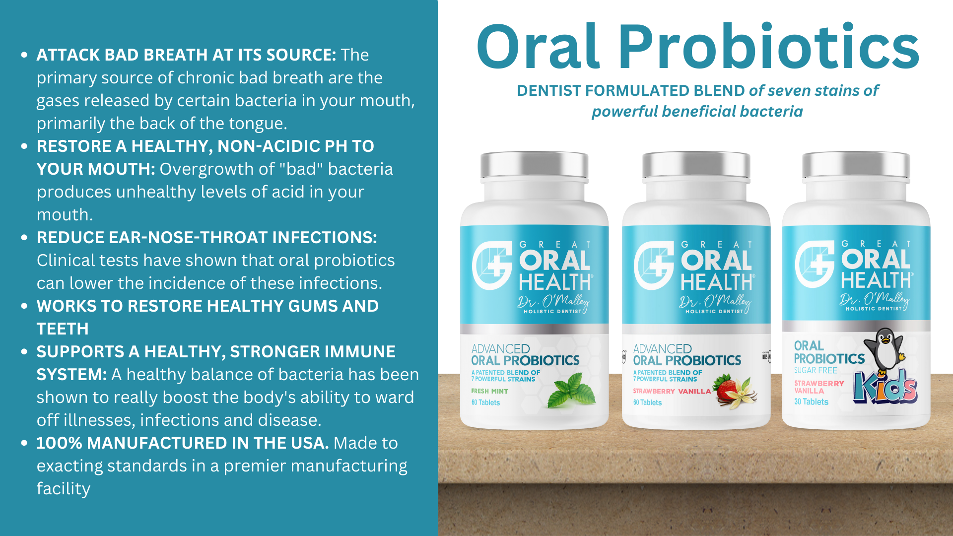 Oral Probiotic Products