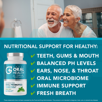 Dental Oral Probiotics with BLIS K12 & M18 – Mint Flavor