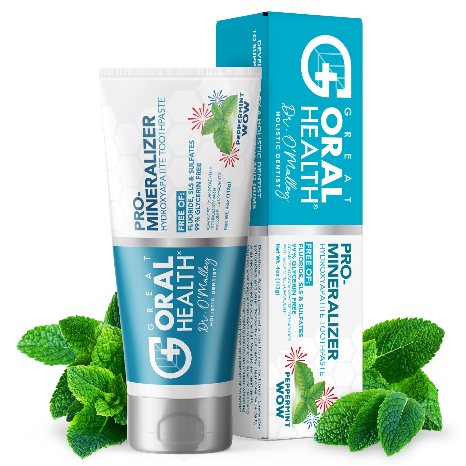 ProMineralizer™ Fluoride-Free Toothpaste with Nano Hydroxyapatite (Pep ...