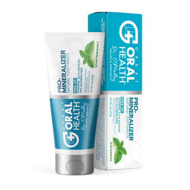 Dentist Formulated Fluoride Free Remineralizing Toothpaste with Nano Hydroxyapatite for Enamel Repair and Sensitive Teeth Wintermint Flavor