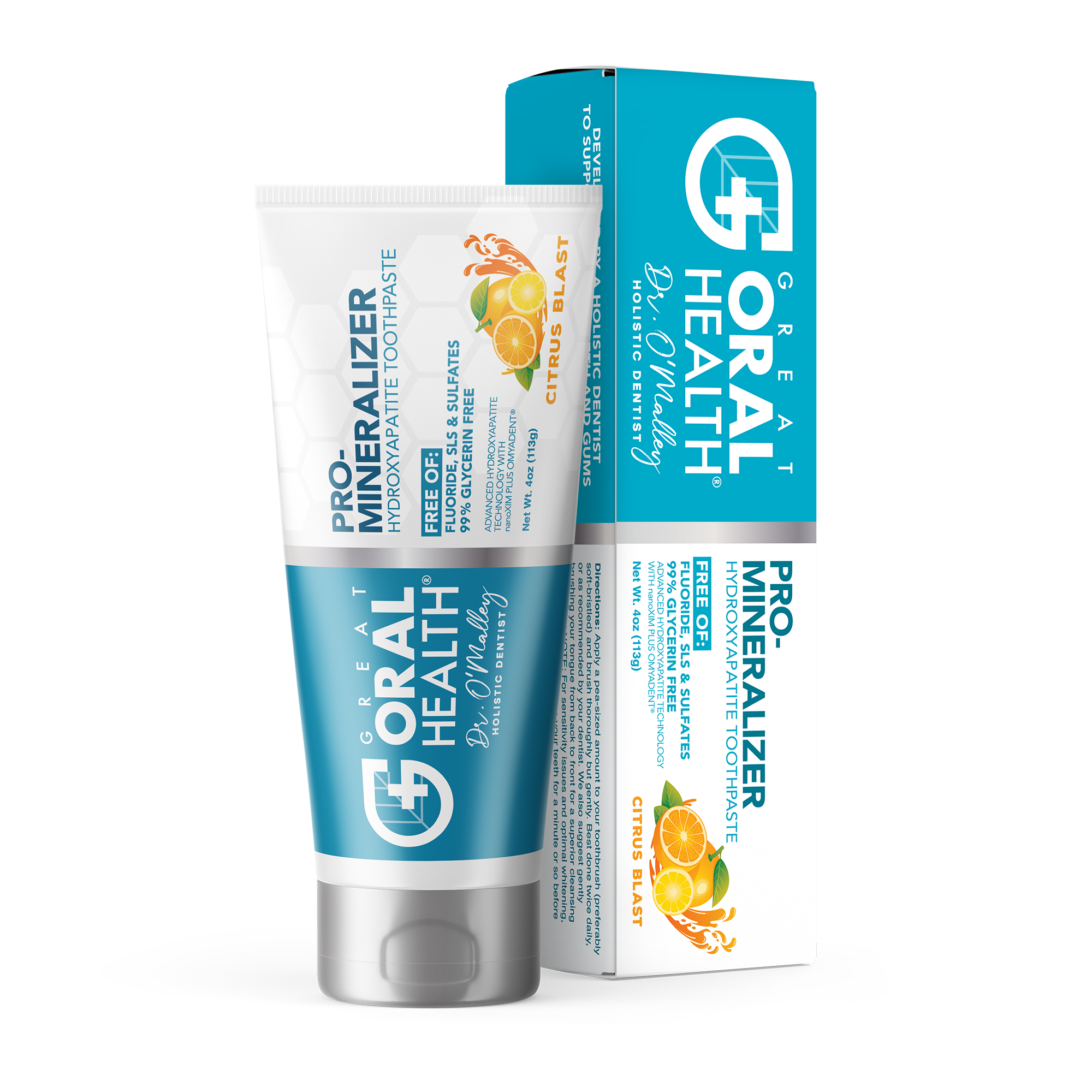 Quantum Toothpaste ProMineralizer™ Fluoride-Free Toothpaste with Nano Hydroxyapatite (Cit ...